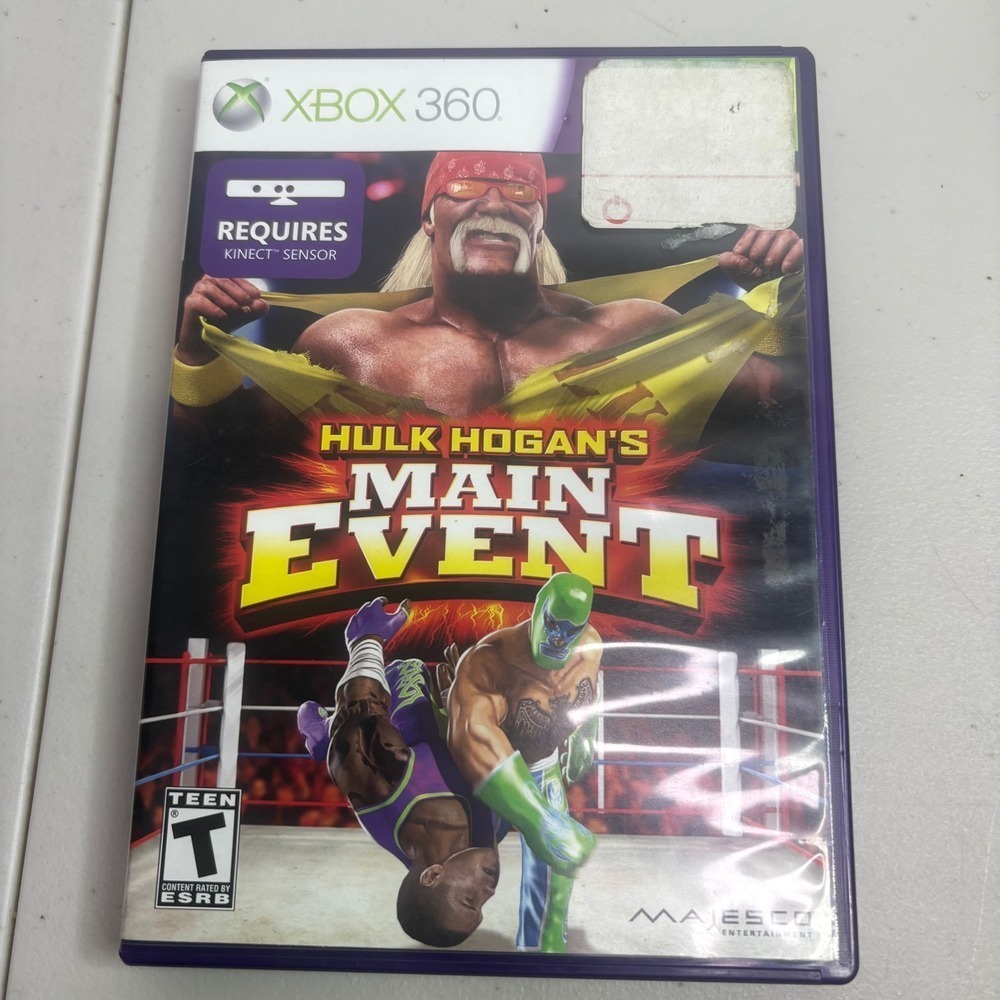 Hulk Hogan's Main Event for the Xbox 360 console Kinect Game Complete